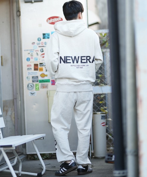 NEW ERA（ニューエラ）の「【ムラサキスポーツ限定】NEW ERA/ニューエラ SWEAT PULLOVORIGIN MS パーカー 14877272/14877273（パーカー・メンズ・ブラック/アイボリー・2XL/XL/L/M）」の12枚目の写真