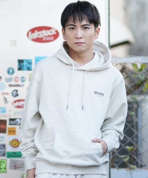 NEW ERA（ニューエラ）の「【ムラサキスポーツ限定】NEW ERA/ニューエラ SWEAT PULLOVORIGIN MS パーカー 14877272/14877273（パーカー・メンズ・ブラック/アイボリー・2XL/XL/L/M）」の9枚目の写真