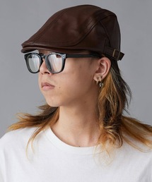Theater code(シアターコード)のLeather Hunting Cap / レザー ハンチング キャップ(ハンチング/ベレー帽)