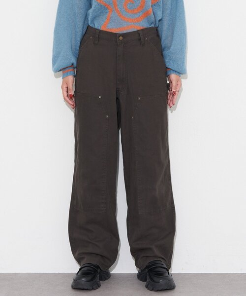 CIAOPANIC（チャオパニック）の「ダックダブルニーパンツ（その他パンツ・レディース・チャコールグレー/キャメル・MEDIUM/LARGE）」の14枚目の写真