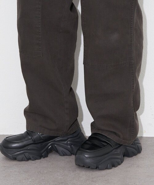 CIAOPANIC（チャオパニック）の「ダックダブルニーパンツ（その他パンツ・レディース・チャコールグレー/キャメル・MEDIUM/LARGE）」の19枚目の写真