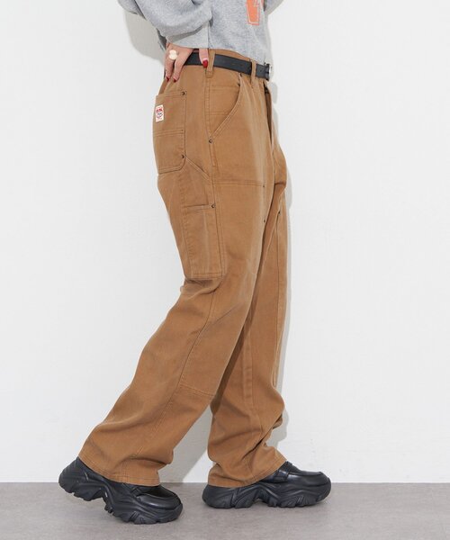 CIAOPANIC（チャオパニック）の「ダックダブルニーパンツ（その他パンツ・レディース・チャコールグレー/キャメル・MEDIUM/LARGE）」の11枚目の写真