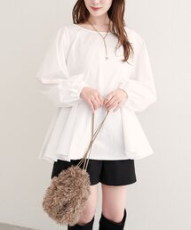 natural couture | フレアヘムブラウス(シャツ/ブラウス)