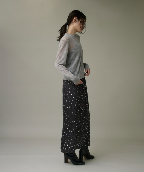 I.T.'S international(イッツインターナショナル)の「クルーネックニットプルオーバー《Melty air wool》(ニット/セーター・レディース・ピンク/ブルー/グレー/ブラック/オフホワイト・フリー)」の16枚目の写真