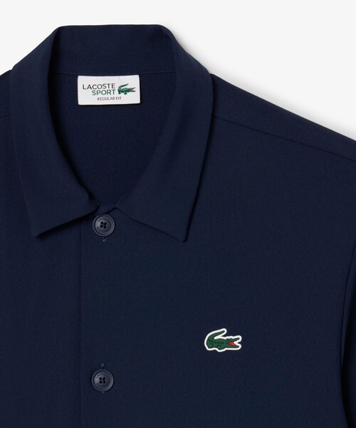 LACOSTE（ラコステ）の「ラコステゴルフウルトラドライボタンシャツ（シャツ/ブラウス・メンズ・オリーブ/ネイビー・40/39/41）」の7枚目の写真
