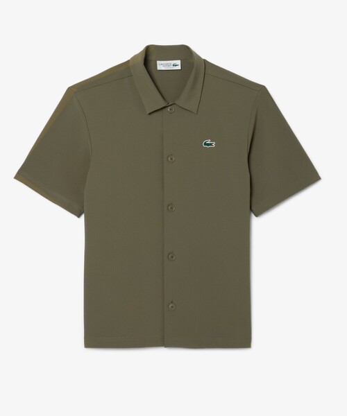 LACOSTE（ラコステ）の「ラコステゴルフウルトラドライボタンシャツ（シャツ/ブラウス・メンズ・オリーブ/ネイビー・40/39/41）」の11枚目の写真