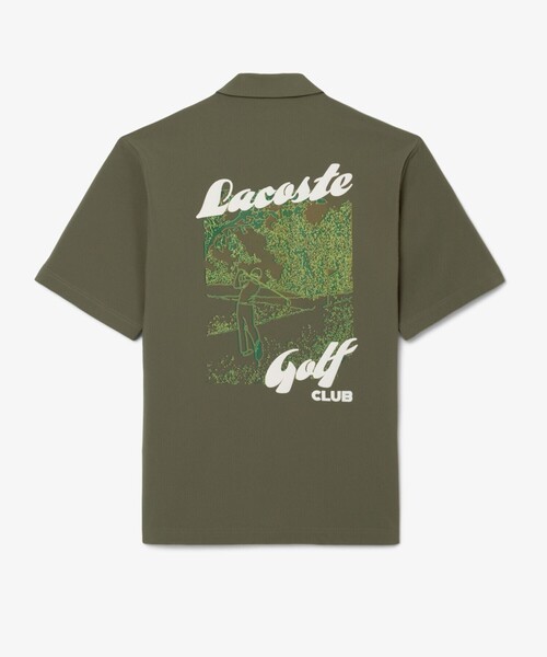 LACOSTE（ラコステ）の「ラコステゴルフウルトラドライボタンシャツ（シャツ/ブラウス・メンズ・オリーブ/ネイビー・40/39/41）」の12枚目の写真