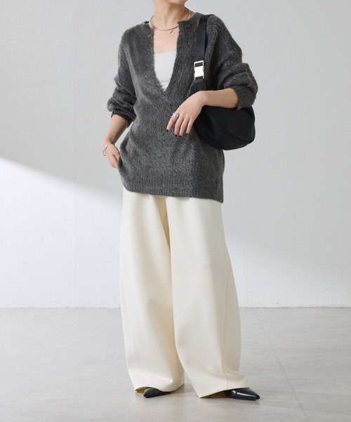 PAPILLONNER（パピヨネ）の「撥水テープショルダーバッグ/強撥水/マルチウェイ/500mlペットボトル収納可（ショルダーバッグ・レディース・ダークブラウン/ブラック/アイボリー/ベージュ・FREE）」の7枚目の写真