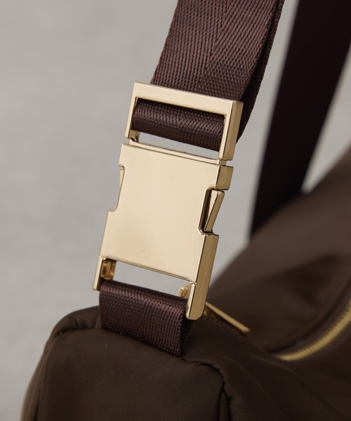 PAPILLONNER（パピヨネ）の「撥水テープショルダーバッグ/強撥水/マルチウェイ/500mlペットボトル収納可（ショルダーバッグ・レディース・ダークブラウン/ブラック/アイボリー/ベージュ・FREE）」の22枚目の写真