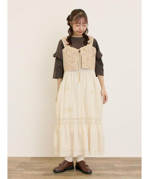 希少 新品タグ付 ラルフローレン パッチワークビスチェワンピース インド綿 M 希少 新品タグ付 ラルフローレン パッチワークビスチェワンピース