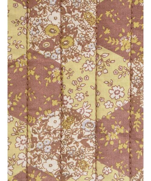 Samansa Mos2(サマンサ モスモス)の「パッチワーク風花柄キルトビスチェ(ベスト・レディース・ブラック/ベージュ/イエロー・F)」の20枚目の写真