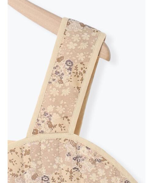 Samansa Mos2(サマンサ モスモス)の「パッチワーク風花柄キルトビスチェ(ベスト・レディース・ブラック/ベージュ/イエロー・F)」の22枚目の写真