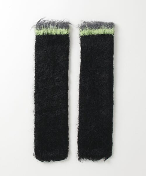 MAISON SPECIAL(メゾンスペシャル)の「Feather Leg Warmers / フェザーレッグウォーマー(レッグウォーマー・レディース・ブラウン/ブラック/ブルー・FREE)」の1枚目の写真