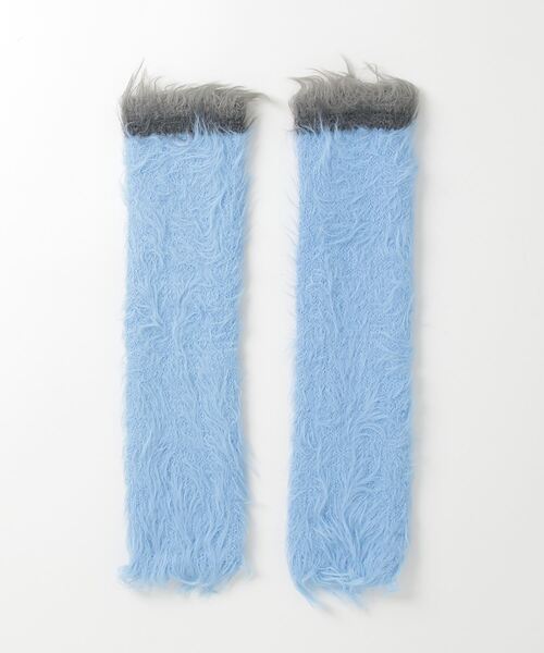 MAISON SPECIAL(メゾンスペシャル)の「Feather Leg Warmers / フェザーレッグウォーマー(レッグウォーマー・レディース・ブラウン/ブラック/ブルー・FREE)」の5枚目の写真