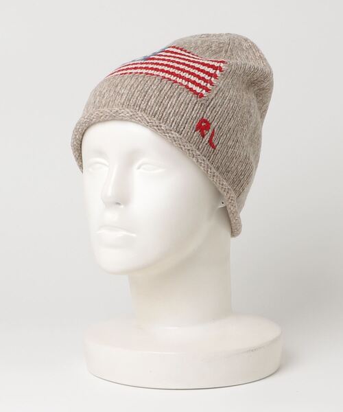 フラッグ ウールブレンド ビーニー