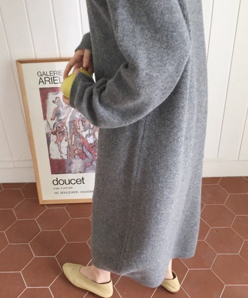 FREE STYLISTS(フリー スタイリスト)の「YUGA_YGMC ラウンドネック ニットワンピース(ワンピース・レディース・ベージュ/ブラック/レッド/グレー・FREE)」の20枚目の写真