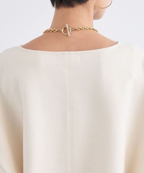 BARNYARDSTORM（バンヤードストーム）の「BARNYARDSTORM / TRスムースVネックプルオーバー/ マシンウォッシャブル 【YouTube「i.style closet」紹介アイテム】（スウェット・レディース・ホワイト/グレー/ピンク・M/S）」の12枚目の写真