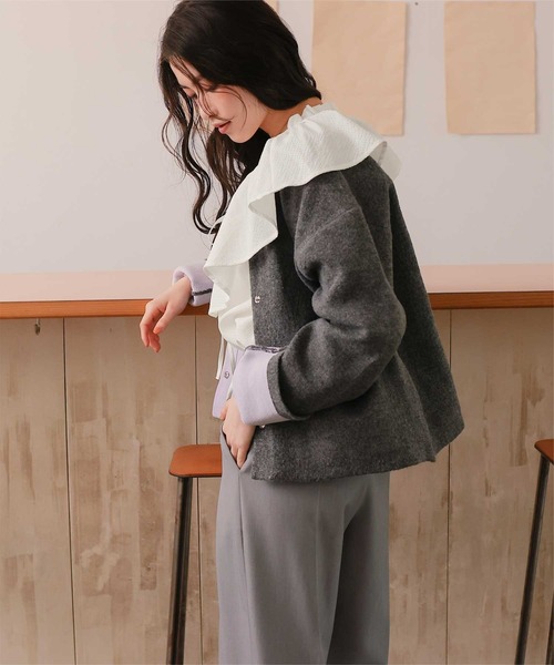 titivate(ティティベイト)の「ふんわりシルエットマルチウェイブラウス(シャツ/ブラウス・レディース・ブラック/ライトイエロー/オフホワイト・M/L)」の14枚目の写真