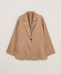 three dots（スリードッツ）の「フェイクスエード ジャケット（テーラードジャケット）」