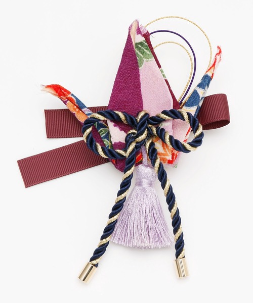 カヤ（カヤ）の「【カヤ】折鶴祝いヘアクリップ（バレッタ/ヘアクリップ・レディース・ブラック/ブルー/ピンク/パープル・FREE）」の11枚目の写真