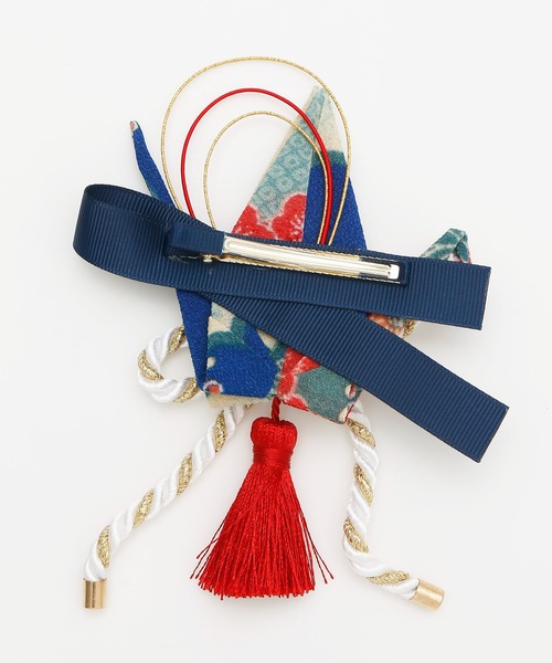 カヤ（カヤ）の「【カヤ】折鶴祝いヘアクリップ（バレッタ/ヘアクリップ・レディース・ブラック/ブルー/ピンク/パープル・FREE）」の8枚目の写真