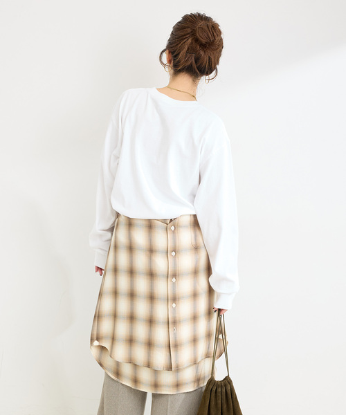 Russell Athletic（ラッセルアスレティック）の「RUSSELL ATHLETIC / ラッセル・アスレティック 別注 ロゴロンT（Tシャツ/カットソー・レディース・ホワイト/ボルドー/サックスブルー/ブラック系その他・FREE）」の16枚目の写真