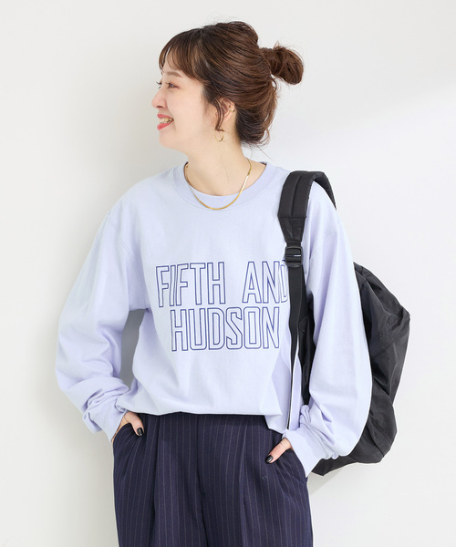 Russell Athletic（ラッセルアスレティック）の「RUSSELL ATHLETIC / ラッセル・アスレティック 別注 ロゴロンT（Tシャツ/カットソー・レディース・ホワイト/ボルドー/サックスブルー/ブラック系その他・FREE）」の18枚目の写真