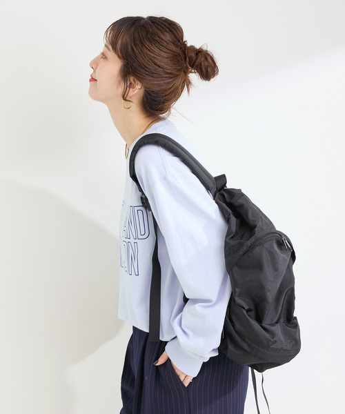 Russell Athletic（ラッセルアスレティック）の「RUSSELL ATHLETIC / ラッセル・アスレティック 別注 ロゴロンT（Tシャツ/カットソー・レディース・ホワイト/ボルドー/サックスブルー/ブラック系その他・FREE）」の20枚目の写真