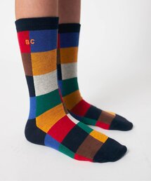 BOBO CHOSES（ボボショーズ）の「Multicolor Tiles longソックス【キッズ】（ソックス/靴下）」