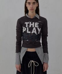 【Geek Office / ギークオフィス】LCDC TM / PRINTED JERSEY TOP_STRIPED