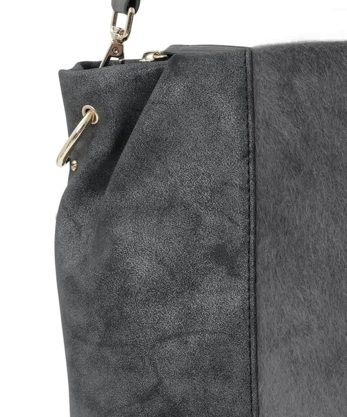 異素材ドッキングワンハンドルバッグ