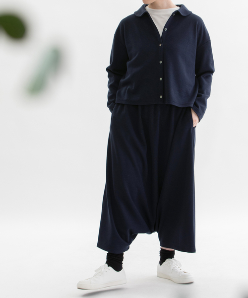 nop de nod(ノップドゥノッド)の「アクリルウールポンチサルエルパンツ(その他パンツ・レディース・ネイビー/レッド/ブラック・M)」の18枚目の写真