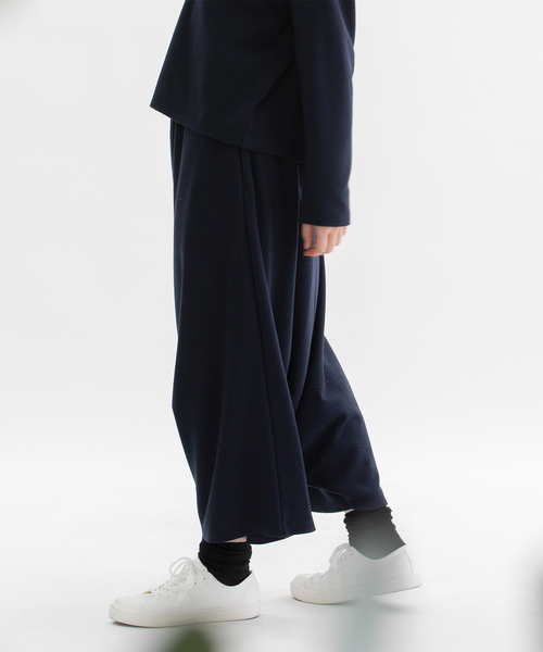 nop de nod(ノップドゥノッド)の「アクリルウールポンチサルエルパンツ(その他パンツ・レディース・ネイビー/レッド/ブラック・M)」の19枚目の写真
