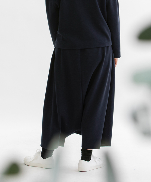 nop de nod(ノップドゥノッド)の「アクリルウールポンチサルエルパンツ(その他パンツ・レディース・ネイビー/レッド/ブラック・M)」の20枚目の写真