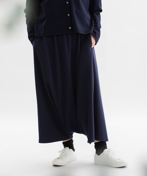 アクリルウールポンチサルエルパンツ（その他パンツ）｜nop de nod