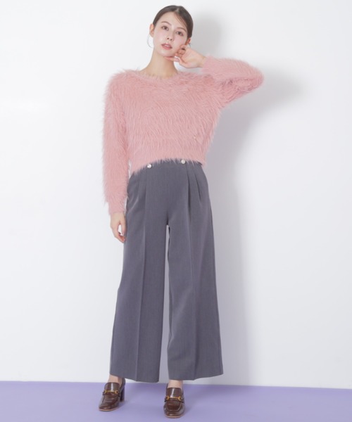 JILL by JILL STUART(ジルバイジルスチュアート)の「◇起毛ロングシャギーニット(ニット/セーター・レディース・ピンク/ホワイト/グレー・FREE)」の12枚目の写真