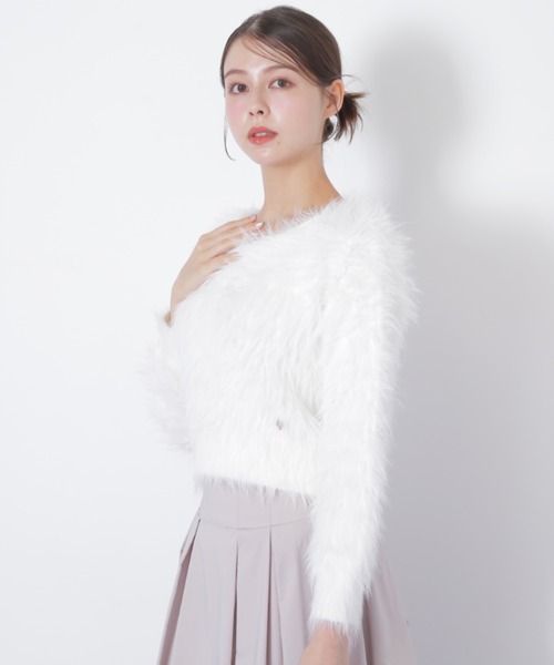 JILL by JILL STUART(ジルバイジルスチュアート)の「◇起毛ロングシャギーニット(ニット/セーター・レディース・ピンク/ホワイト/グレー・FREE)」の17枚目の写真