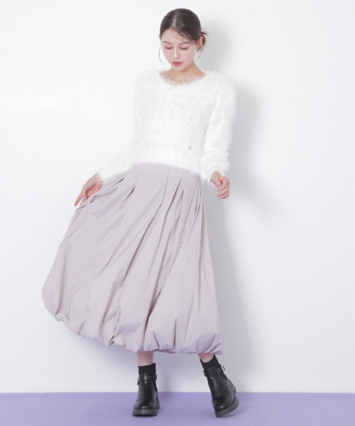 JILL by JILL STUART(ジルバイジルスチュアート)の「◇起毛ロングシャギーニット(ニット/セーター・レディース・ピンク/ホワイト/グレー・FREE)」の19枚目の写真