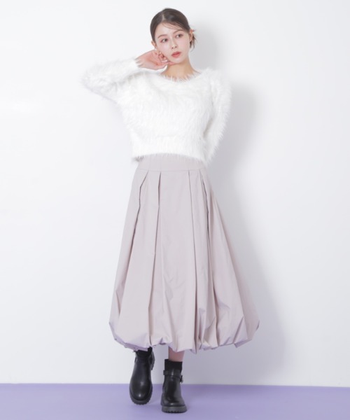 JILL by JILL STUART(ジルバイジルスチュアート)の「◇起毛ロングシャギーニット(ニット/セーター・レディース・ピンク/ホワイト/グレー・FREE)」の18枚目の写真