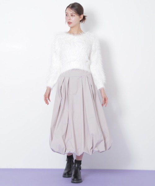 JILL by JILL STUART(ジルバイジルスチュアート)の「◇起毛ロングシャギーニット(ニット/セーター・レディース・ピンク/ホワイト/グレー・FREE)」の20枚目の写真