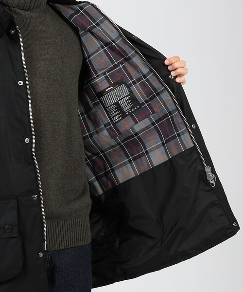 Barbour（バブアー）の「Barbour SOLWAY オーバーサイズ ワックスジャケット（ブルゾン・メンズ・ブラック/カーキ・36/38/40）」の7枚目の写真