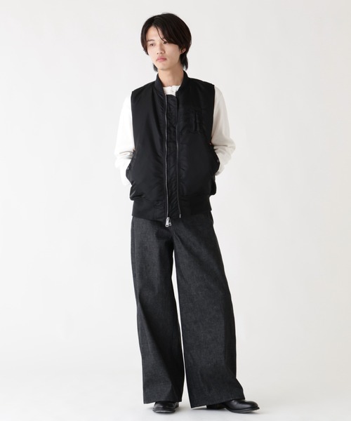 Alpha Industries(アルファインダストリーズ)の「Alpha Industries/アルファ インダストリーズ/MA-1 VEST/エムエーワン ベスト(MA-1・メンズ・ブラック・2XL/L/M/S/XL/XS)」の11枚目の写真