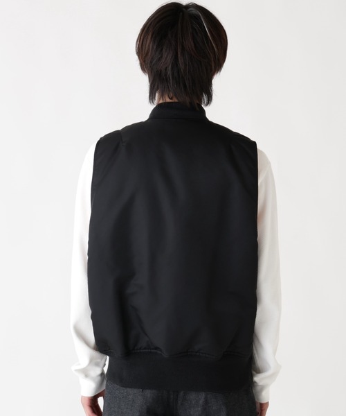Alpha Industries(アルファインダストリーズ)の「Alpha Industries/アルファ インダストリーズ/MA-1 VEST/エムエーワン ベスト(MA-1・メンズ・ブラック・2XL/L/M/S/XL/XS)」の5枚目の写真