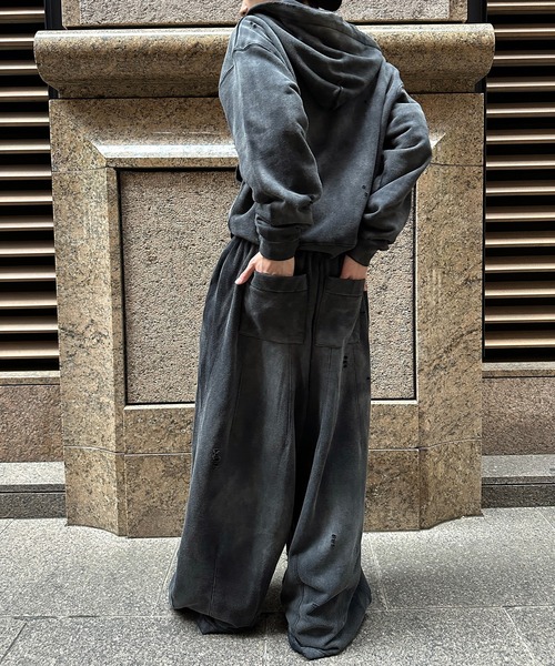 kutir(クティール)の「FADEPROCESSING THERMAL DOCKING DAMAGE ZIP PARKA/フェード加工サーマルドッキングダメージジップパーカー(パーカー・メンズ・杢グレー/ブラウン/ブラック・MEDIUM/LARGE)」の21枚目の写真