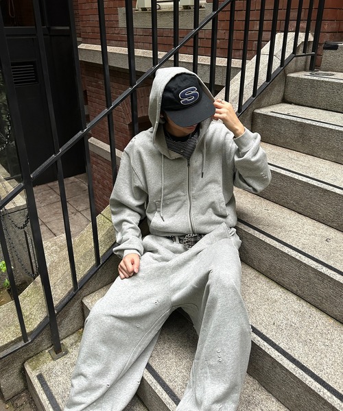 セール】FADEPROCESSING THERMAL DOCKING DAMAGE ZIP PARKA／フェード