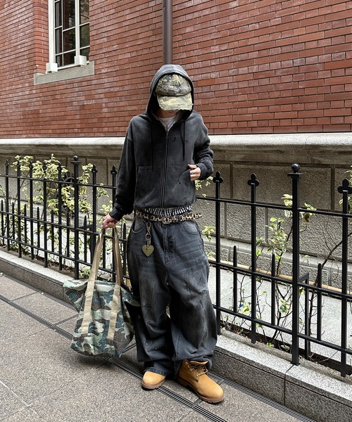 kutir(クティール)の「FADEPROCESSING THERMAL DOCKING DAMAGE ZIP PARKA/フェード加工サーマルドッキングダメージジップパーカー(パーカー・メンズ・杢グレー/ブラウン/ブラック・MEDIUM/LARGE)」の15枚目の写真