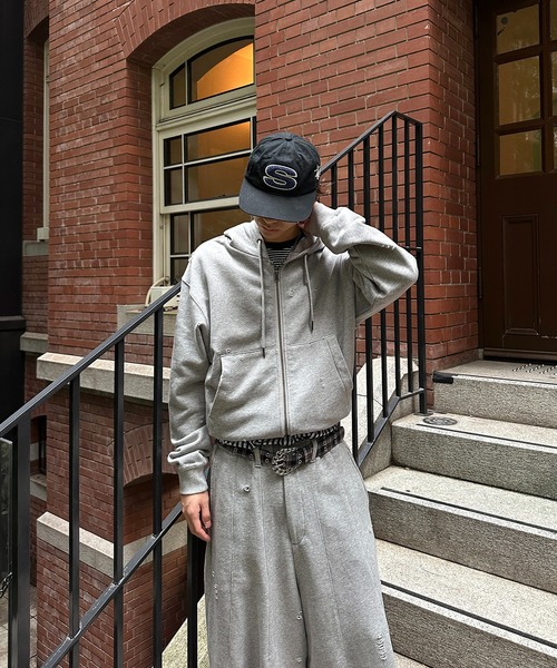 kutir(クティール)の「FADEPROCESSING THERMAL DOCKING DAMAGE ZIP PARKA/フェード加工サーマルドッキングダメージジップパーカー(パーカー・メンズ・杢グレー/ブラウン/ブラック・MEDIUM/LARGE)」の10枚目の写真