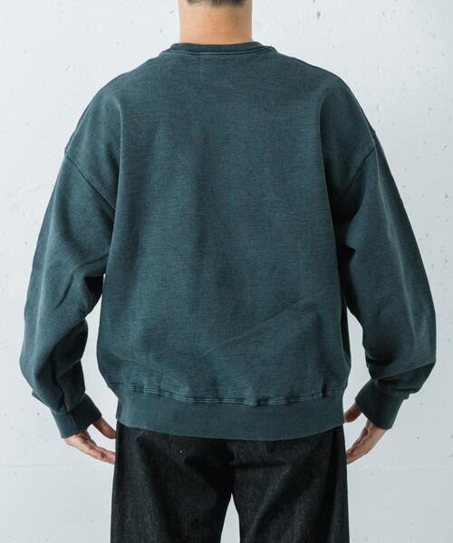URBAN RESEARCH（アーバンリサーチ）の「LOGIC ONE PIGMENT SWEAT（スウェット・メンズ・グリーン/オレンジ/ブラック・MEDIUM/LARGE）」の16枚目の写真