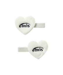 EMIS | FUR HEART HAIRPIN(バレッタ/ヘアクリップ)