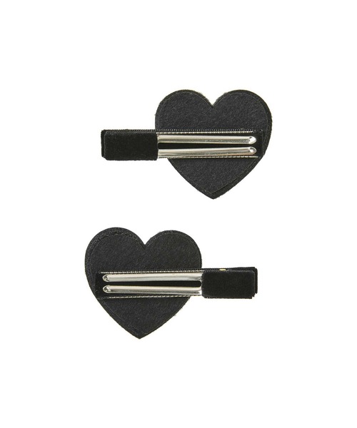 EMIS（イミス）の「FUR HEART HAIRPIN（バレッタ/ヘアクリップ・レディース・ピンク/ブラウン/ブラック/アイボリー・FREE）」の7枚目の写真